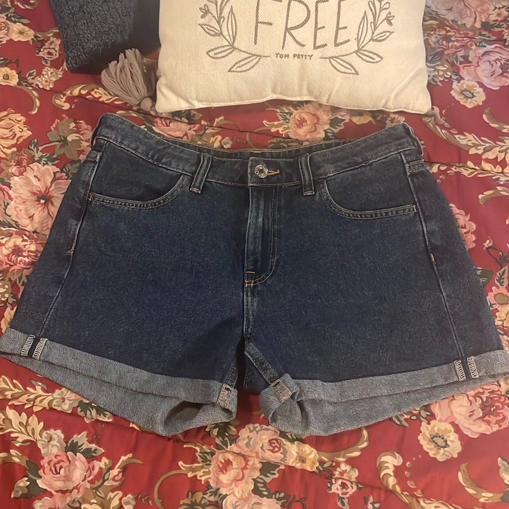 & Denim Cuffed Jean Shorts, EUC, Sz 8